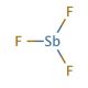 Antimony(III) fluoride (CAS 7783-56-4) - chemical structure image