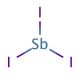 Antimony(III) iodide (CAS 7790-44-5) - chemical structure image