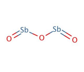 Antimony(III) oxide (CAS 1309-64-4) - chemical structure image