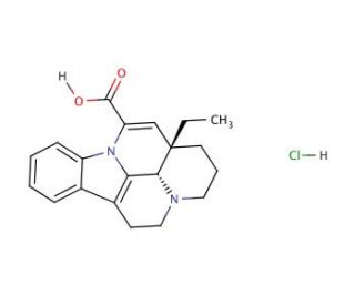 Apovincaminic Acid Hydrochloride Salt (CAS 72296-47-0) - chemical structure image