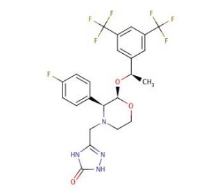 Aprepitant (CAS 170729-80-3) - chemical structure image