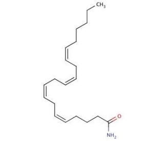 Arachidonamide (20:4, n-6) (CAS 85146-53-8) - chemical structure image