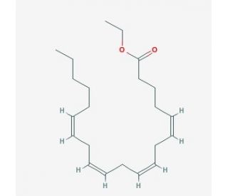 Arachidonic Acid ethyl ester (CAS 1808-26-0) - chemical structure image