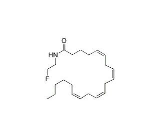 Arachidonoyl 2&prime;-fluoroethylamide (CAS 166100-37-4) - chemical structure image