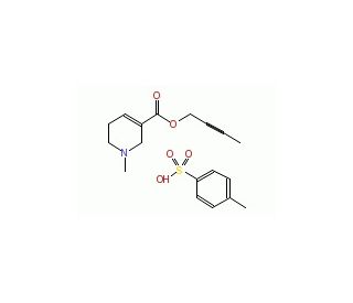 Arecaidine but-2-ynyl ester tosylate (CAS 119630-77-2) - chemical structure image