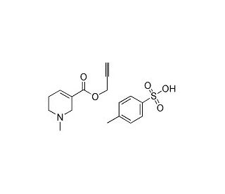 Arecaidine propargyl ester tosylate (CAS 147202-94-6) - chemical structure image