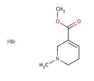 Arecoline hydrobromide (CAS 300-08-3) - chemical structure image