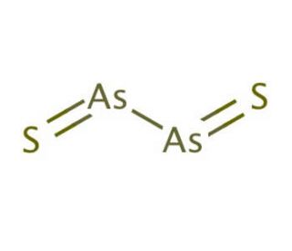 Arsenic(II) sulfide (CAS 1303-32-8) - chemical structure image