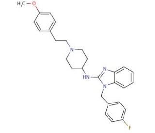 Astemizole (CAS 68844-77-9) - chemical structure image