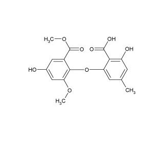 Asterric acid (CAS 577-64-0) - chemical structure image