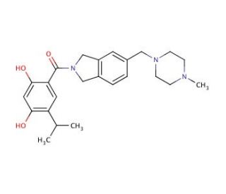 AT13387 (CAS 912999-49-6) - chemical structure image
