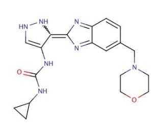 AT9283 (CAS 896466-04-9) - chemical structure image