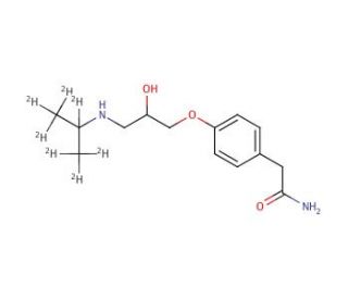Atenolol-d7 (CAS 1202864-50-3) - chemical structure image