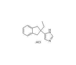 Atipamezole hydrochloride (CAS 104075-48-1) - chemical structure image
