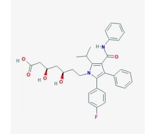 Atorvastatin (CAS 134523-00-5) - chemical structure image