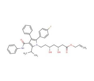 Atorvastatin Allyl Ester - chemical structure image