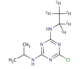 Atrazine-d5 (CAS 163165-75-1) - chemical structure image