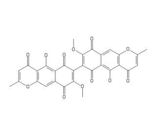 Aurofusarin (CAS 13191-64-5) - chemical structure image