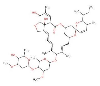 Avermectin B1a (CAS 65195-55-3) - chemical structure image
