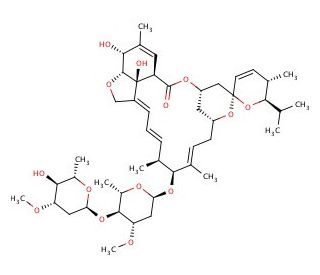 Avermectin B1b (CAS 65195-56-4) - chemical structure image