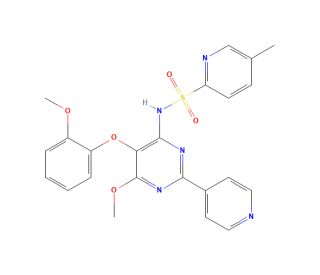 Avosentan (CAS 290815-26-8) - chemical structure image