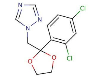 Azaconazole (CAS 60207-31-0) - chemical structure image