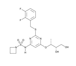 AZD 5069 (CAS 878385-84-3) - chemical structure image