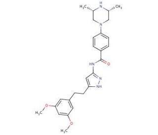 AZD4547 (CAS 1035270-39-3) - chemical structure image