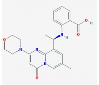 AZD6482 (CAS 1173900-33-8) - chemical structure image