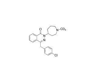 Azelastine-13C,d3 (CAS 58581-89-8 (unlabeled)) - chemical structure image