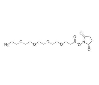 Azido-PEG4-NHS Ester (CAS 944251-24-5) - chemical structure image