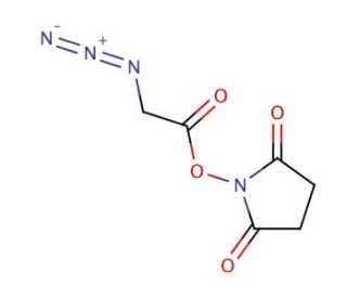 Azidoacetic acid NHS ester (CAS 824426-32-6) - chemical structure image