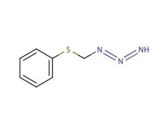 Azidomethyl phenyl sulfide (CAS 77422-70-9) - chemical structure image
