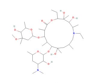 Azithromycin N-Ethyl (CAS 92594-45-1) - chemical structure image