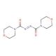 Azodicarboxylic dimorpholide (CAS 10465-82-4) - chemical structure image