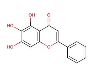 Baicalein (CAS 491-67-8) - chemical structure image