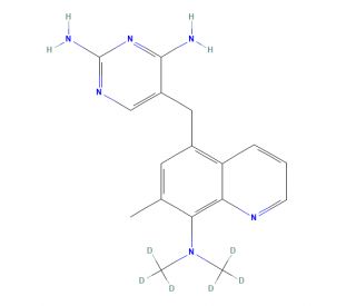 Baquiloprim-d6 (CAS 1228182-50-0) - chemical structure image