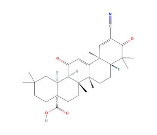 Bardoxolone (CAS 218600-44-3) - chemical structure image