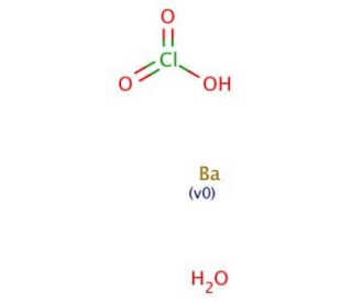 Barium chlorate monohydrate (CAS 10294-38-9) - chemical structure image