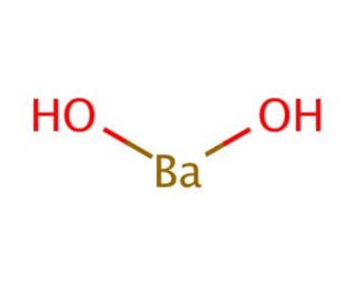 Barium hydroxide (CAS 17194-00-2) - chemical structure image