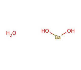 Barium hydroxide monohydrate (CAS 22326-55-2) - chemical structure image