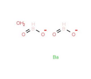 Barium metaborate monohydrate (CAS 26124-86-7) - chemical structure image