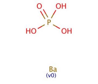 Barium phosphate dibasic (CAS 10048-98-3) - chemical structure image