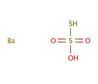 Barium thiosulfate (CAS 35112-53-9) - chemical structure image
