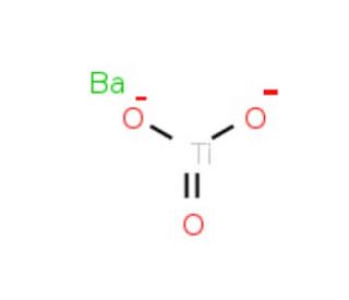 Barium titanate(IV) nanopowder (200 nm particle size) (CAS 12047-27-7) - chemical structure image