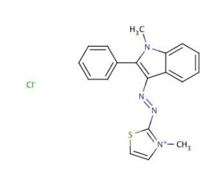 Basic red 29 (CAS 42373-04-6) - chemical structure image