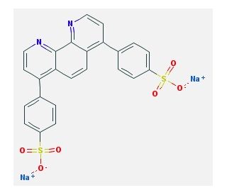 Bathophenanthrolinedisulfonic acid disodium salt (CAS 52746-49-3) - chemical structure image
