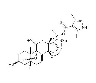 Batrachotoxin (CAS 23509-16-2) - chemical structure image