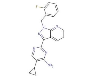 BAY 41-2272 (CAS 256376-24-6) - chemical structure image