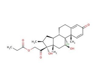Beclomethasone 21-Propionate - chemical structure image